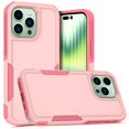 thumbnail image 1 of SaniMore for iPhone 14 Pro Ultra-Thin Two-Layers Protection Case, Rugged PC Back & Flexible TPU Military Grade Shockproof Heavy Duty Protective Case for iPhone 14 Pro, Pink, 1 of 6