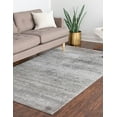 thumbnail image 4 of Unique Loom Del Mar Collection Area Rug - Lucille (6' 1" x 9' Rectangle Gray/Ivory), 4 of 9