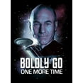 thumbnail image 2 of Men's Star Trek: The Next Generation Captain Picard Boldly Go One More Time  Pull Over Hoodie Black 2X Large, 2 of 4