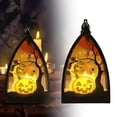 thumbnail image 2 of CJiaWei Halloween Glass Light Gothic Desktop Ornament Home Decoration Unique Centerpiece For Table Shelf Mantel, 2 of 4