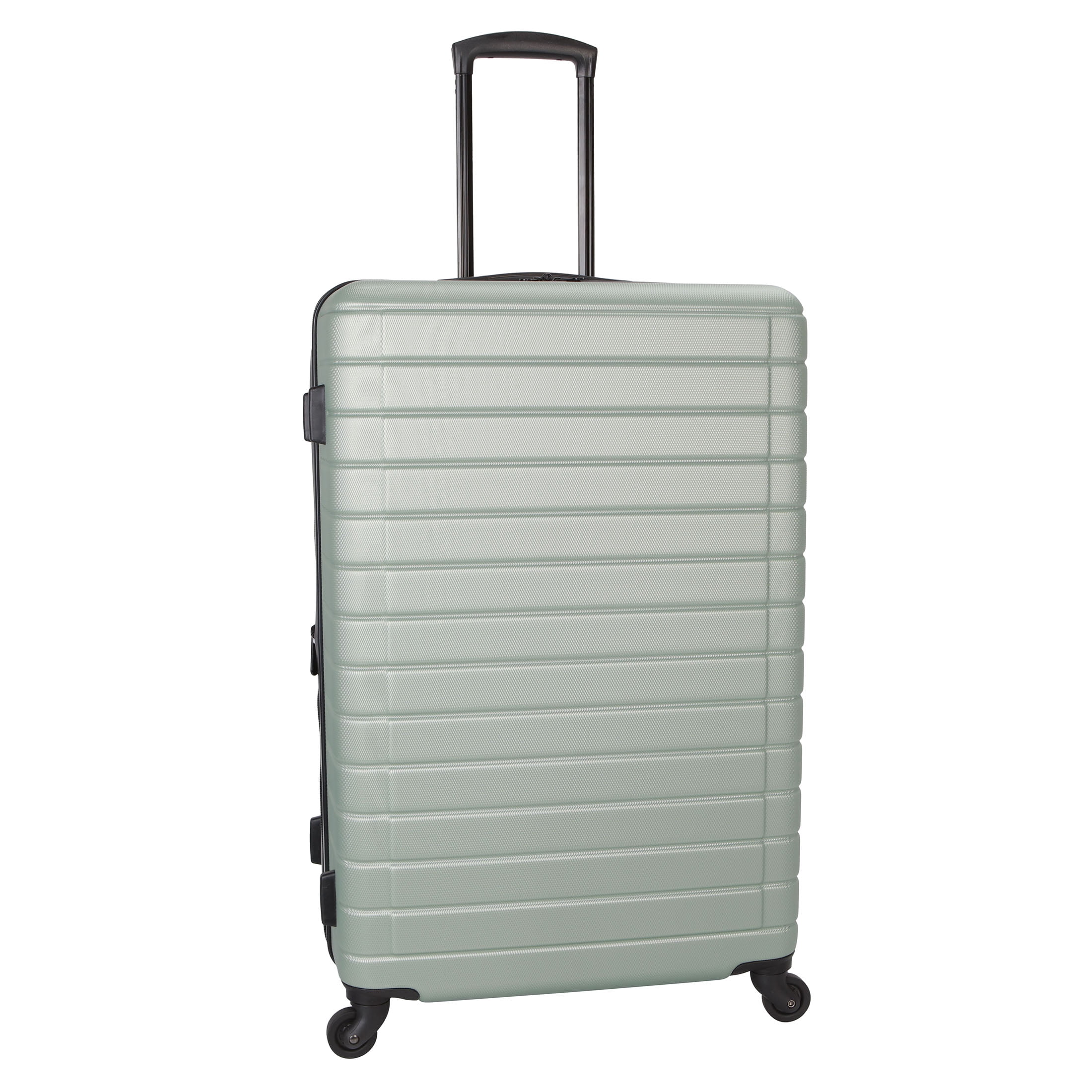 Protégé Vacationer 28-inch Checked Expandable Hardside Luggage With 360-Spinner Wheels and Divider Pockets, Pastel Green