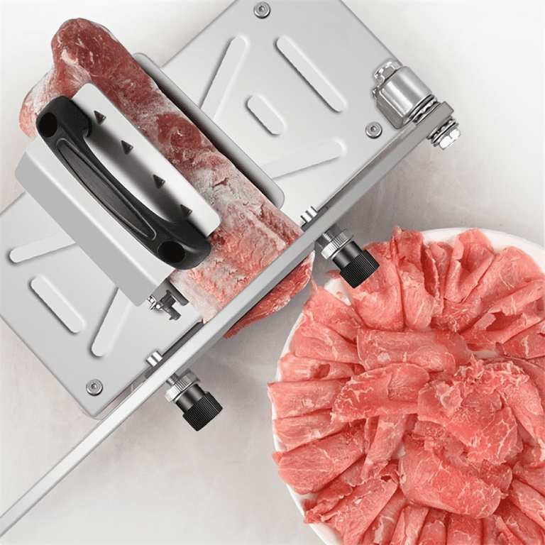 HI-Q Manual Control Meat Slicer Stainless Cutting Beef Mutton Sheet Food Kitchen