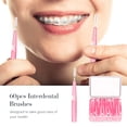 thumbnail image 3 of 60pcs Toothpick Interdental Brushes Tooth Flossing Head Oral Hygiene Brush Optional Sizes, 3 of 7