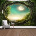 thumbnail image 2 of Tapiz de Bosque CHAO 150x130cm Decoración Artística de Pared, 2 of 5