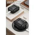 thumbnail image 5 of SUPCASE Unicorn Beetle Royal Series Case Designed for Airpods 1 & 2, Full-Body Rugged Protective Cover Case with Carabiner for Apple Airpods 1st & 2nd (Black), 5 of 6