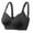 Black, variant on Utoimkio Bras for Women Womens Plue Size Adjustable Full Cup No Underwire Cotton Breathable Underwear
