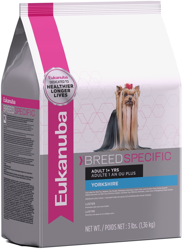 Eukanuba Breed Specific Yorkshire Terrier Nutrition Dry Dog Food, 3 Lb