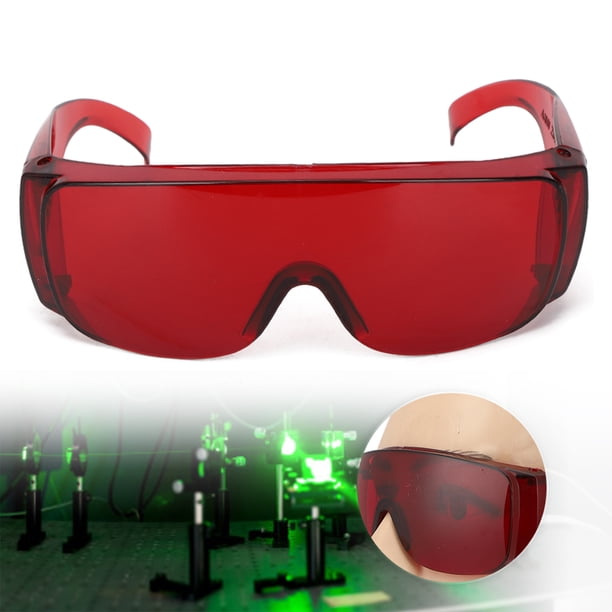 Fafeicy Láser Gafas De Seguridad Gafas Protectoras Para Longitud De Onda De 405 - 1064 Nm, Gafas De Protección De Ojos Láser Industrial Con Filtro Ligero Para Luz Roja / Azul