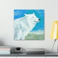 thumbnail image 3 of Arctic Wolf Illuminated - Canvas, 3 of 10