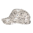 thumbnail image 5 of Daiia Puppy print Baseball Cap Men Women Golf Dad Hat Adjustable Original Classic Low Profile Hat Unconstructed Plain Cap, 5 of 9