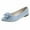 Light Blue, variant on Miluxas Bowknot Ballet Flats Womens Pointy Toe Flat Shoes Suede Dress Shoes Wear to Work Slip On Moccasins