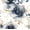 Dark Blue, variant on White Floral Wallpaper Peel and Stick Watercolor Blue/Golden Flower Contact Paper Modern Wall Paper Waterproof Self-Adhesive Wall Covering for Bedroom Countertop Desk Cabinets Decor 17.4" x 118"