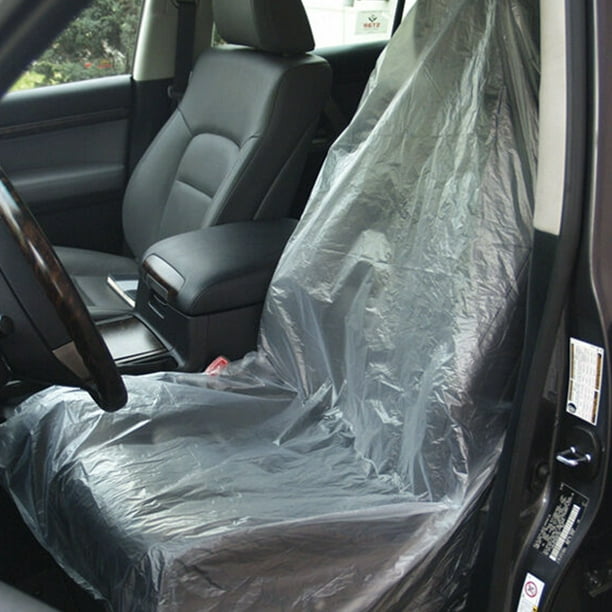 3 pièces Housse de protection transparent siège de voiture