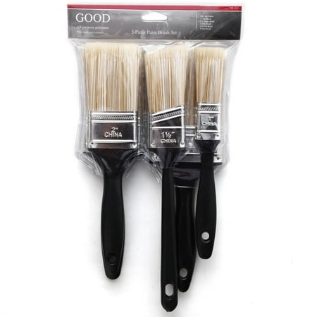 5-Piece Paint Brush Set (Best Way To Clean Dried Paint Brushes)