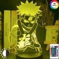 thumbnail image 1 of 3D Anime 16 Color LED Lámpara Touch Control remoto Kid Dormitorio Night Light (A), 1 of 9