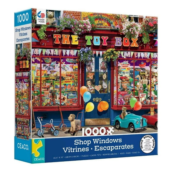 Caeco : Casse-Tête 1000 Pcs Vitrines de Magasin / la Boîte à Jouets