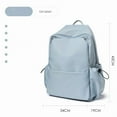 thumbnail image 4 of Mochila de viaje para estudiantes universitarios, 27 x 14 x 44 cm, con funda acolchada para portátil de 14 pulgadas, resistente al agua y con amplios compartimentos para el trabajo, la, 4 of 6