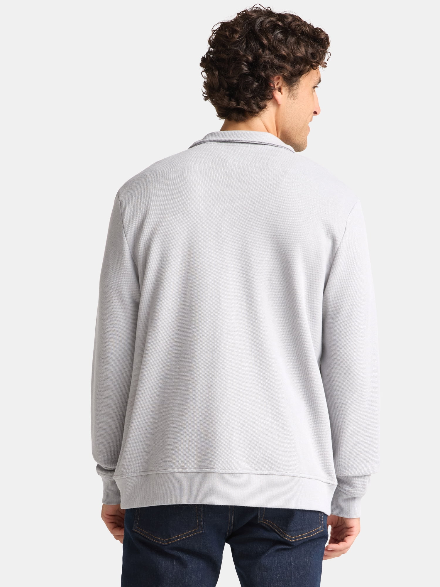 George Men's and Big Men's Full Zip Knit Jacket, Size XS-3XL