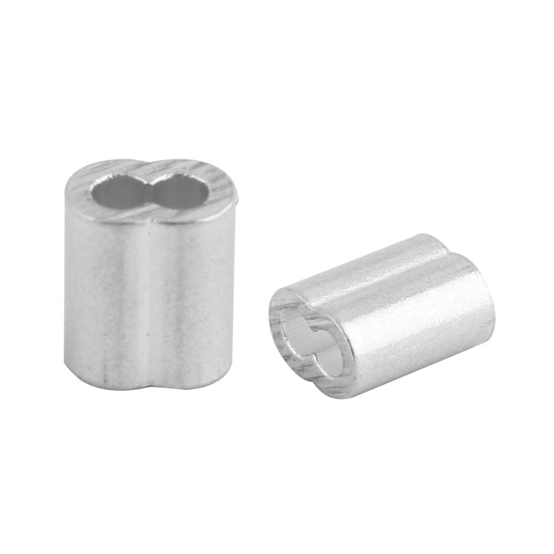 Aluminum Ferrules Sleeves Fittings Clamps for 2mm Diameter Steel Wire Rope