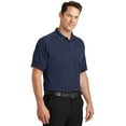thumbnail image 4 of Sport-Tek T475 Mens Dry Zone Raglan Polo T-Shirt, True Navy - 2XL, 4 of 6