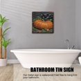thumbnail image 2 of Black Cat Pumpkin Vintage Tin Sign Retro Style Beer Bar Man Cave Cafes Garage Club Pub Sign Kitten Lover Gift for Holiday Thanks Giving Day Christmas, Party Decor 12x12 Inch, 2 of 6