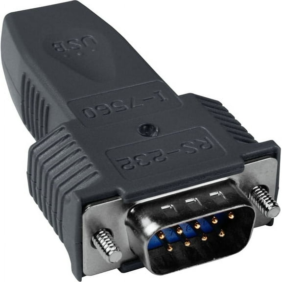 I-7560 Industrial USB to RS-232 Converter with USB Cable.   Supports operating temperatures between -25 to 75°C (-13°F ~  167°F).