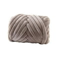 thumbnail image 1 of Hilo grueso, hilo voluminoso, longitud de 43,74 yardas, hilo de punto para brazo, hilo Tubular Jumbo para cestas, bufanda, alfombra, almohada, macramé Marrón Macarena Hilo grueso, 1 of 8
