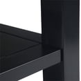 thumbnail image 4 of Home Square 2-Piece Wood 14" Rectangle Narrow Side Table Set in Black, 4 of 10