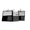 Black and Gray, variant on Set of 6 Scrubber Dish Cloths, Scrubbing Towels, Red/Yellow