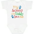 thumbnail image 3 of Inktastic Mommy and Daddy Love Me Boys or Girls Baby Bodysuit, 3 of 5