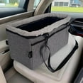 thumbnail image 3 of Large Foldable Pet Car Seat Bed for Cats and Dogs Comfortable Center Console Front Seat Travel, 3 of 4