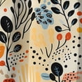 thumbnail image 4 of Designart "Boho Botanical Serenity In Beige And Yellow" Animal Print Blackout Curtain Panels, 4 of 4