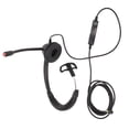 thumbnail image 4 of Casque de Communication, Bandeau Flexible Casque PC Robuste Multifonctionnel Anti-Bruit pour Service Client, 4 of 7
