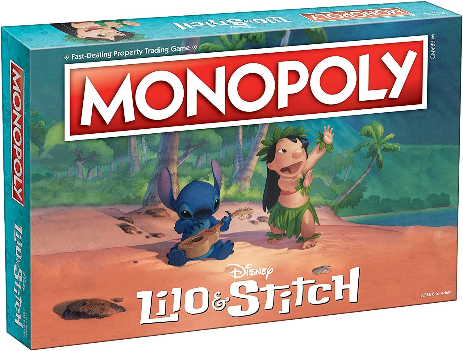 Una herramienta central que juega un papel importante. Color de malva Tanga estrecha Disney Lilo & Stitch Monopoly Board Game - Walmart.com