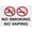 Warning Sign 1, variant on No Smoking No Vaping Outdoor Safe Sign - 8"x12", UV Protected, Weatherproof - Office, School, Hospital, Public Building Alert