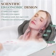 thumbnail image 7 of Bath Pillow  Ergonomic Luxury Bathtub Pillow with Head,Neck, Shoulder and Back Support, 4D Bath Pillows for tub with 6 Powerful Suction Cups, Fits All Bathtub, 7 of 7