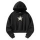 thumbnail image 4 of Sudadera con capucha para mujer, ropa de otoño, ajuste holgado, Y2K, sudadera con capucha de invierno para mujer, sudadera con capucha de manga larga Negro, 4 of 8