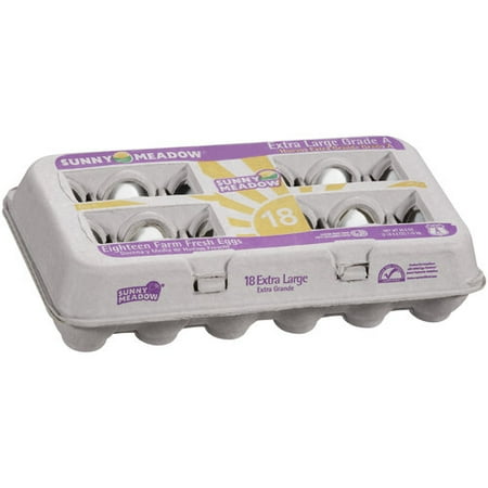 Sunny Meadow Extra Large Grade A Eggs, 18 ct