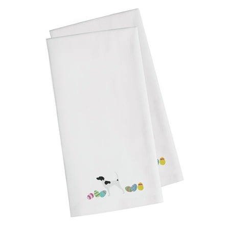 

Carolines Treasures CK1639WHTWE English Pointer Easter White Embroidered Towel Set of 2 19 X 25 multicolor