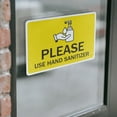 thumbnail image 4 of (2 Pack) Please Use Sanitizer OSHA Notice Sign 10 Inch X 7 Inch Vinyl Label Decal Sticker Weather Resistant, UV Protected for Workplace, Business, and Construction Site, Made in the USA, 4 of 7