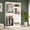 White, variant on Homieasy 50" Closet System 2 Sets, Walk-in Closet System with 4 Wooden Drawers & 2 Hanging Rods, Heavy Duty Closet with Mirror, Wardrobe Closet for Bedroom/Closet, 50"L x 15"W x 79.7"H, White Oak