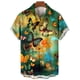 thumbnail image 2 of Camisa hawaiana con estampado 3D de mariposas coloridas a la moda para hombre, camisetas casuales de manga corta de verano para la calle, camisas para fiestas en la playa, ropa para hombre, 2 of 4