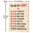 thumbnail image 3 of First Fathers Day Card, First Fathers Day Card Gifts for New Dad, Happy 1st Father's Day Cards Gift for New Dad Daddy Husband, Funny 1st Father's Day Cards Decorations from Baby Daughter Son, 3 of 6