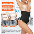 thumbnail image 4 of VENUZOR Women's High Waist Tummy Control Panties Slimming Thigh Butt Lifter Shorts Body Shaper Underwear on Clearance, 4 of 7