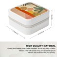 thumbnail image 2 of Shiartex Sun Palm Tree Bauhaus Jewelry Case for Necklace, Ring, Earring, Friendship Day Gifts - Portable and Compact Organizer with High Capacity White, 2 of 5