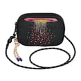 thumbnail image 2 of FORMRS Mini Crossbody Bag for Women Adjustable Shoulder Rope Travel Casual Phone Purse, UFO with Hearts Pattern, 2 of 7