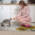 thumbnail image 4 of 2 Piece Brown Wood Sunflower Flowers Rug Kitchen Rug Set, Decor Kitchen Rugs, Absorbent Non-Slip Washable Floor Mats, Home Indoor Runner Rugs 17"x47"+17"x30", 4 of 7