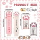 thumbnail image 2 of 4 Pcs Cute Cat Pencil Sharpener and Cat Shaped Retractable Eraser Kawaii Pencil Sharpener Supplies, 2 of 5
