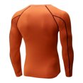 thumbnail image 3 of Gym Shirt Men Crewneck Compression Top Long Sleeve Sweatshirt Sports Sweatshirts Daily Base Layer for Athletic Quicking Dry Fall Tshirt Streetwear Size S-2xl, 3 of 3
