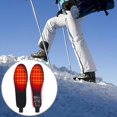 thumbnail image 1 of Dsscvnef USB Rechargeable Heated Insoles 3 Heating Shoe Insole for Winter Sports Unisex Warm Foot Pad, 1 of 9